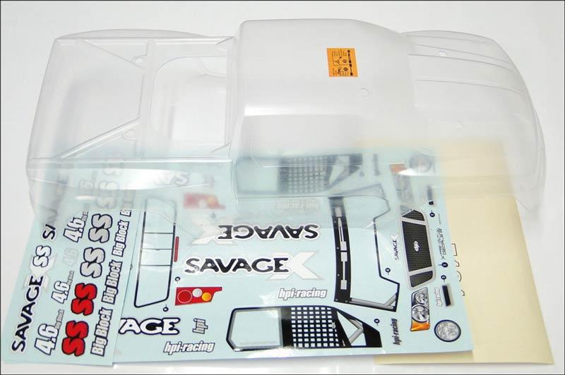 hpi savage x body shell