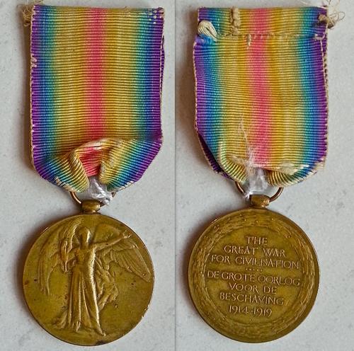 World War 1 Ww1 British War Medal Victory Medal With All Accompanying