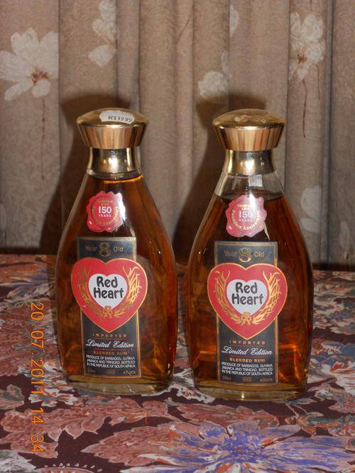 Wine Red Heart Rum was listed for R250.00 on 8 Nov at 1116 by