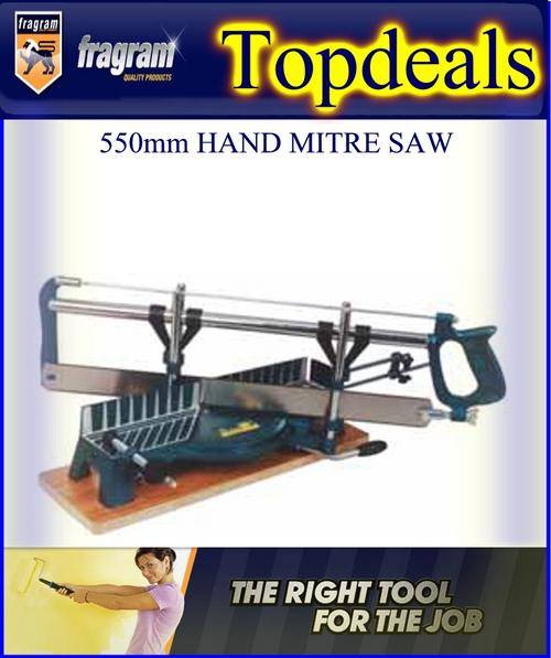 Saws FRAGRAM 550mm HAND MITRE SAW Powertools was sold for R299.00