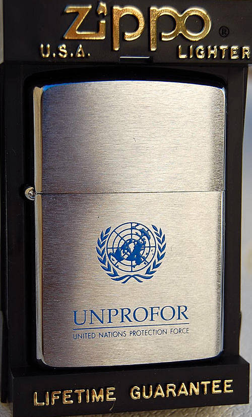 Smoking Accessories ZIPPO LIGHTER POLISHED CHROME " UNPROFOR" was