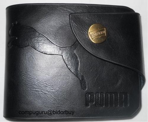 puma leather wallet