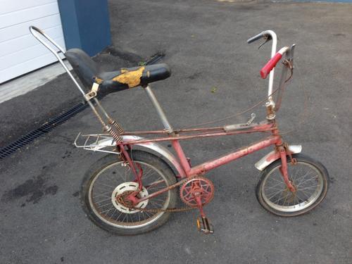 vintage chopper bicycle