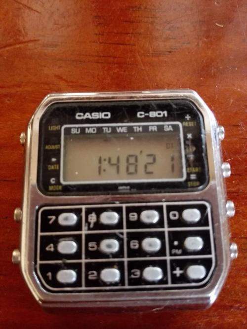 old casio calculator watch