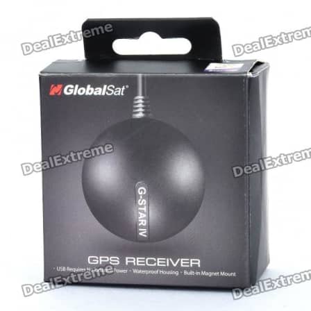 globalsat bu-353-s4 usb gps receiver (black)