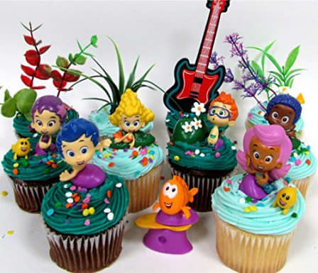 Other Toys Bubble Guppies 19 Piece Birthday Cupcake Topper Set Featuring 12 Bubble Guppies 2 Characters For Sale In Outside South Africa Id 395943190 - bubble guppies outside song roblox