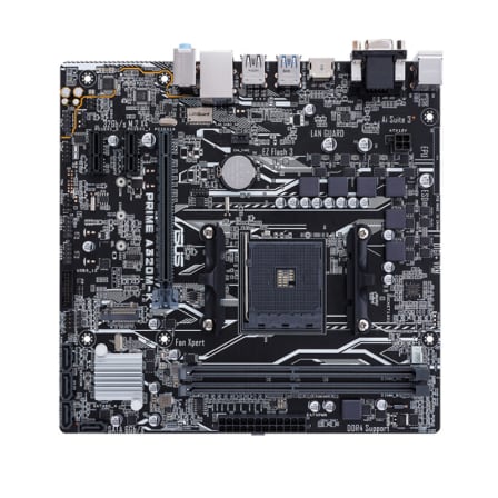 Motherboards - ASUS PRIME A320M-K AMD A320 Chip mATX Motherboard 32GB
