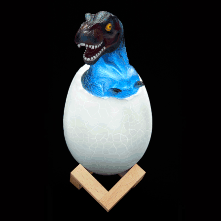 3D Dinosaurus Lamp – 16 Verschillende Kleuren! – Vivaly