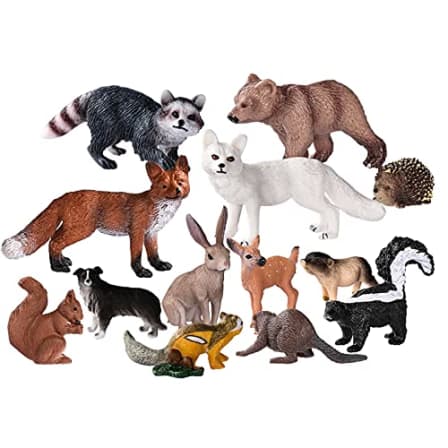 Other Action Figures - Max Fun 18pcs Woodland Forest Animals Toys African  Animal Figurines Cake Toppers with Elephant Gi... was listed for  on  11 Oct at 08:17 by PaperTown Africa in