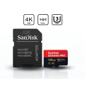 SanDisk Extreme Pro microSD 128GB + SD Adapter   200MB/s Read, 90MB/s Write