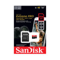 SanDisk Extreme Pro microSD UHS I Card 256GB for 4K Video 200MB/s Read, 140MB/s Write
