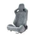 Evo ERS Grid Design Suede Storm Grey Reclinable Racing Seats (pair)