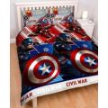 Captain America Civil War Rotary Duvet Set (Double)