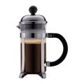 Bodum Chambord Coffee Maker (3 Cup)(Black, Clear and Silver)