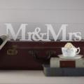 Vintage Affair - Mr & Mrs Wooden Sign (Pack of 1)