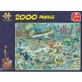 Jumbo Jan van Haasteren Deep Sea Fun Jigsaw Puzzle (2000 Pieces)