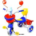 Tricycle with 2 Baskets (Red, Yellow & Blue)