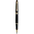 Waterman Expert Medium Fountain Pen (Black and Gold)