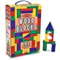 Melissa & Doug Classic Toys - 100 Wood Blocks Set