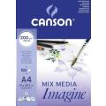 Canson Imagine Multimedia Pad - 200gsm - 50 Sheets - A4