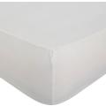 Horrockses Polycotton Fitted Sheet (Single) (White)