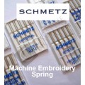 Schmetz Needles - Machine Embroidery Spring - Schmetz Machine Embroidery Spring 130/705HSPR 80/12 Ha