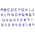 FMM Pixel Alphabet and Number Set Letter Cutter for Sugarpaste Cake Decoration