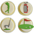 FMM Hole in One Golf Set Cake Icing Cutter Topper Golfer Player Green Flag Clubs