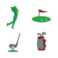 FMM Hole in One Golf Set Cake Icing Cutter Topper Golfer Player Green Flag Clubs