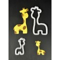 FMM Giraffe Animal Mummy & Baby Sugarcraft Cake Fondant Icing Cutter Set 2 Sizes