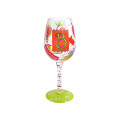 Lolita B Wine Glass Does Your Name Begin With B Stylish, Colourful Handmade Gift