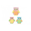 FMM Cutter Mummy & Baby Owl Set Large & Small Cake Icing Modelling Paste