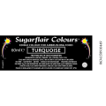 Sugarflair Airbrush Edible Liquid Colouring for Airbrushing - Turquoise 60ml