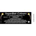 Sugarflair Airbrush Edible Liquid Food Colouring for Airbrushing - Violet 60ml