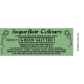 Sugarflair Glitter Airbrush Edible Food Colouring Liquid - Glitter Green 60ml