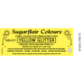 Sugarflair Glitter Airbrush Edible Food Colouring Liquid - Glitter Yellow 60ml
