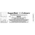 Sugarflair Chocolate Colouring Oil Soluble Edible Food Colour - White - 35g