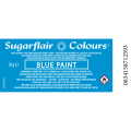 Sugarflair Blue Edible Paint Cake Icing Matt Colour for Sugarpaste Decorating