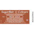 Sugarflair ROSE GOLD Edible Paint Cake Icing Colour Sugarpaste Decorating 20G