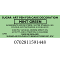 Sugarflair Sugar-Art Colour Pens - Mint Green - Dual Tip Edible Food Colour Pen