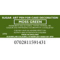 Sugarflair Sugar-Art Colour Pens - Moss Green - Dual Tip Edible Food Colour Pen