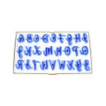 PME Fun Fonts Collection 1 Alphabet Letters Embosser Stamp Set Cake Decorating