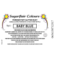 Sugarflair Powder Puff Edible Pump Spray Lustre Dust 10g - Baby Blue