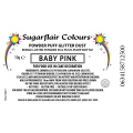Sugarflair Powder Puff Edible Pump Spray Lustre Dust 10g - Baby Pink