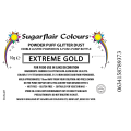 Sugarflair Powder Puff Edible Pump Spray Lustre Dust 10g - Extreme Gold