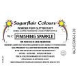 Sugarflair Powder Puff Edible Pump Spray Lustre Dust 10g - Finishing Sparkle