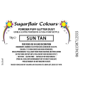 Sugarflair Powder Puff Edible Pump Spray Lustre Dust 10g - Sun Tan