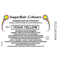 Sugarflair Powder Puff Edible Pump Spray Lustre Dust 10g - Yoshi Yellow