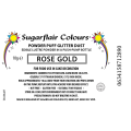 Sugarflair Powder Puff Edible Pump Spray Lustre Dust 10g - Rose Gold