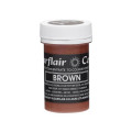 Sugarflair BROWN Pastel Paste Gel Edible Concentrated Food Icing Colouring 25G